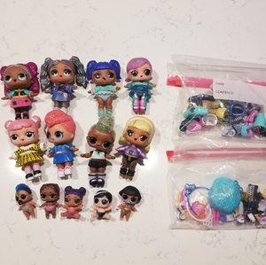 Lol Surprise Doll Lot with Accessories